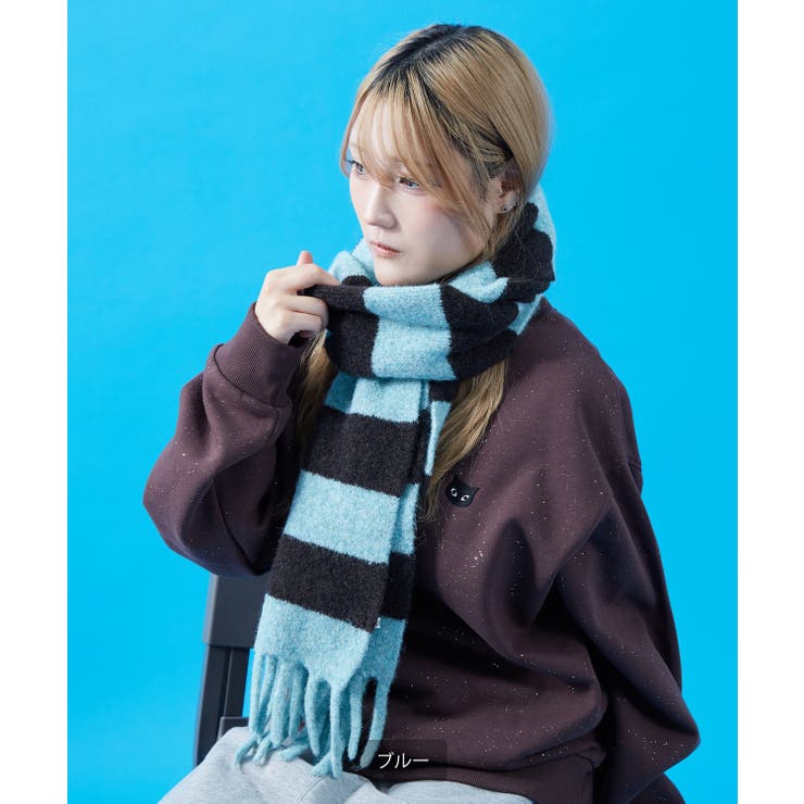 ボーダー マフラー ストール | improves | 詳細画像6 