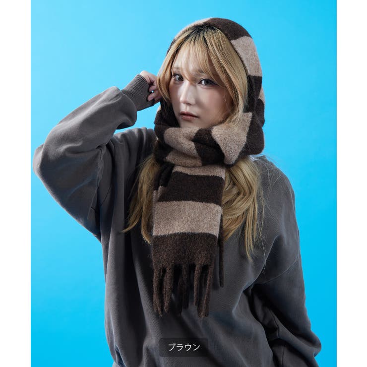 ボーダー マフラー ストール | improves | 詳細画像10 