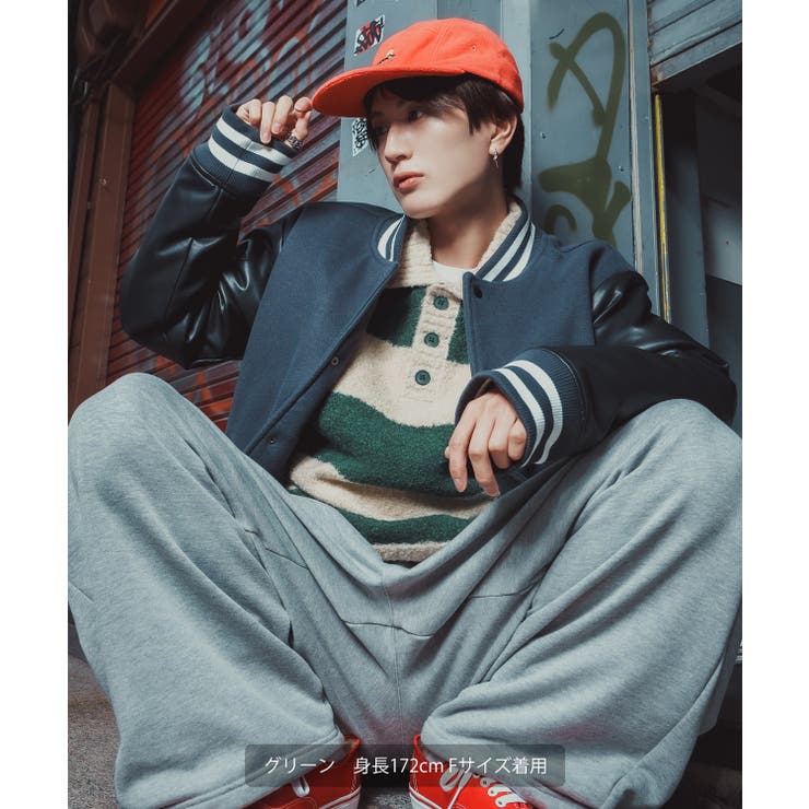 ニット ラガーシャツ ポロカラーセーター | improves | 詳細画像11 