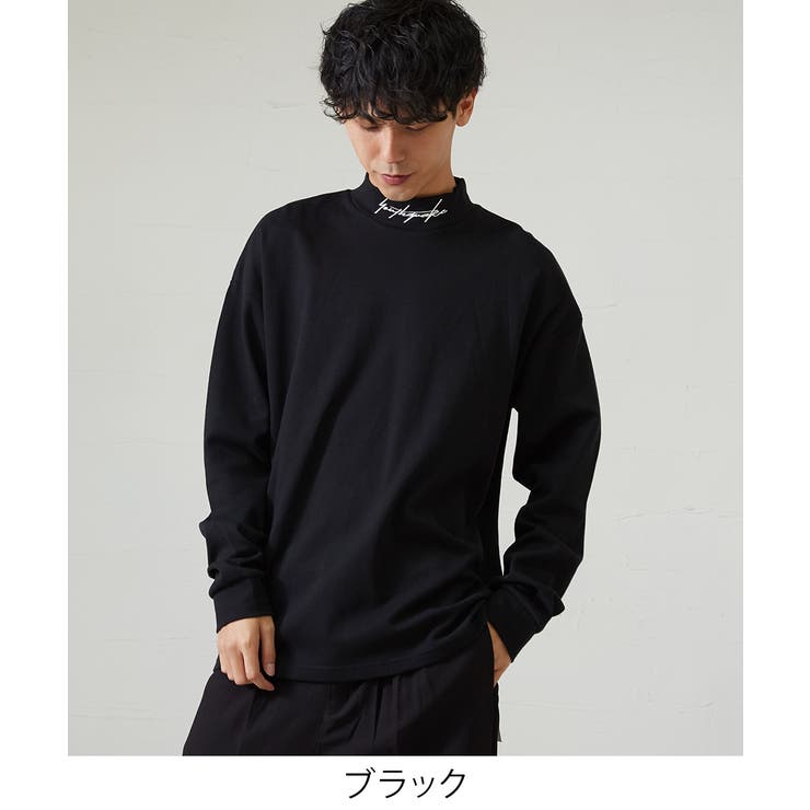 モックネック ビッグ Tシャツ[品番：IP000004970]｜improves（イン