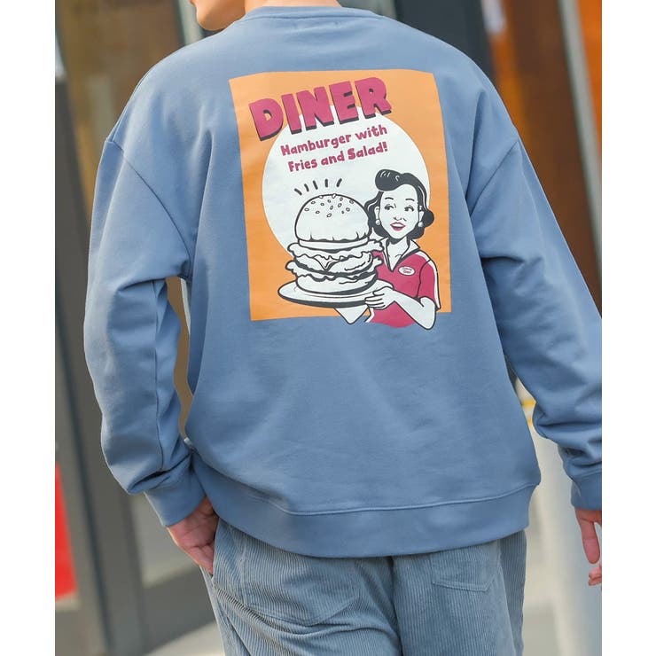 ブルー | トレーナー メンズ 裏毛 | improves