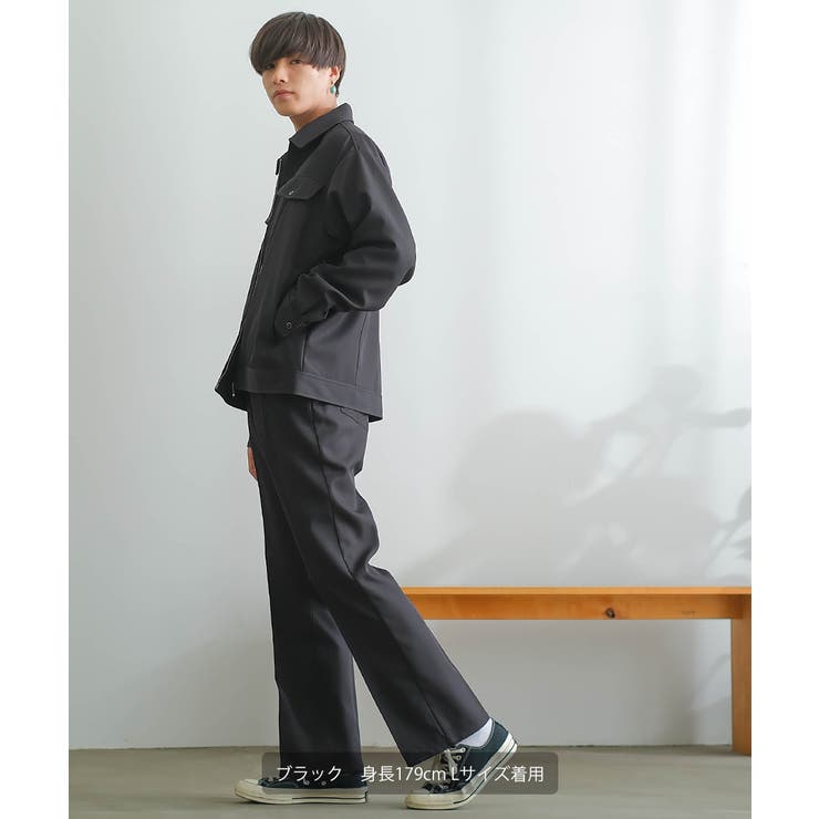 セミフレアパンツ メンズ セットアップ対応 | improves | 詳細画像3 