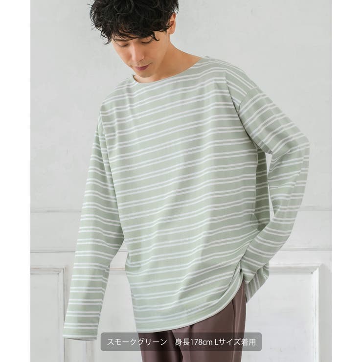 ボーダー Tシャツ カットソー[品番：IP000005377]｜improves