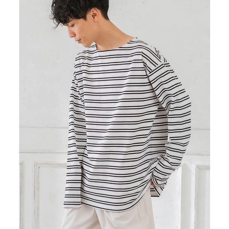 ボーダー Tシャツ カットソー[品番：IP000005377]｜improves