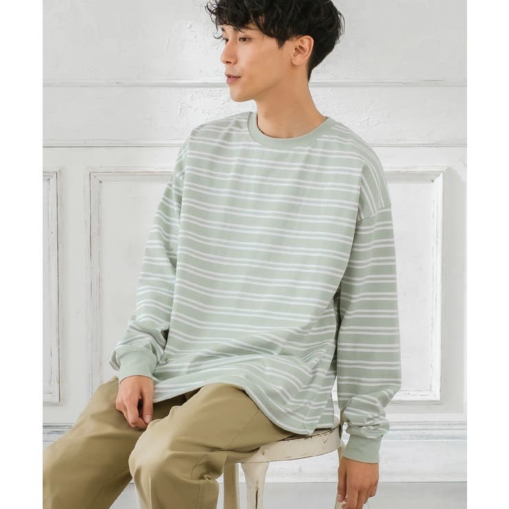 最安 ボーダー Tシャツ カットソー[品番：IP000005378]｜improves トップス