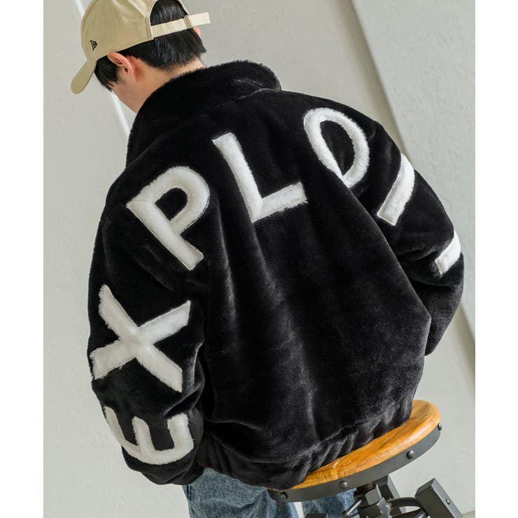 Rady バックロゴファーブルゾン　アウター