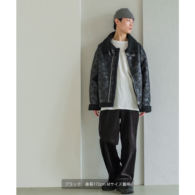 ムートンB 3フライトジャケット メンズ[品番：IP000005471