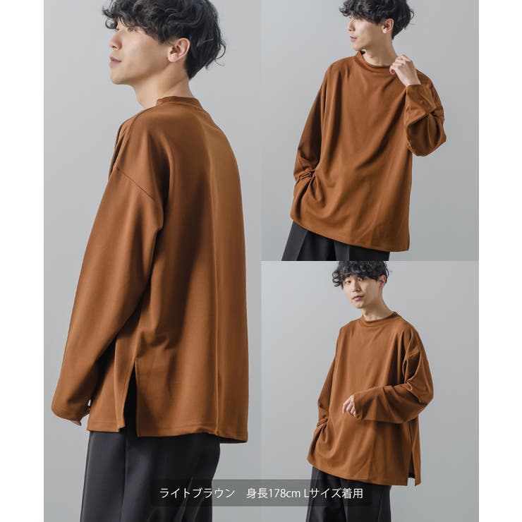 GENTLEFULLNESS ロンT ブラウン GENTLEFULLNESS LS Tee - HAND GSS24TS GTLCOTB HA（Tシャツ