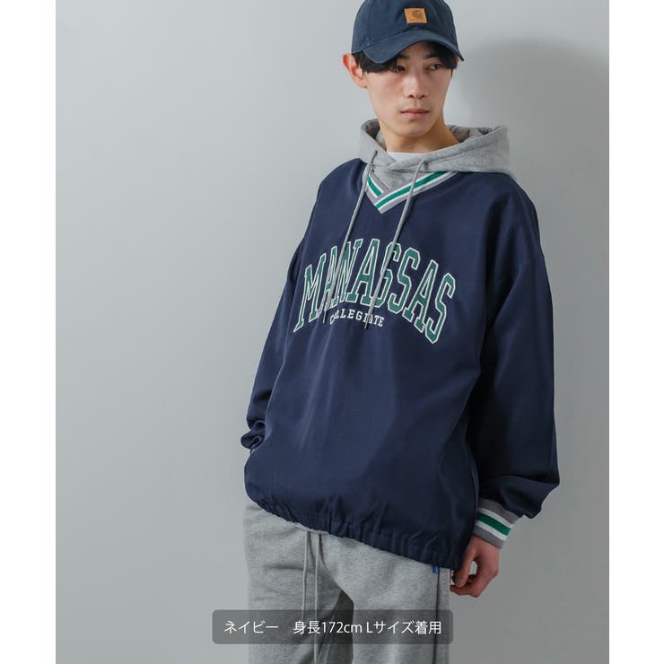 ロンT カレッジロゴ プルオーバー | improves | 詳細画像11 