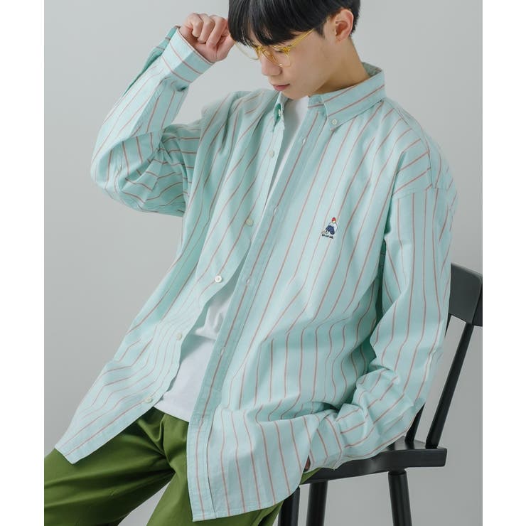 ワンポイント刺しゅう オックスシャツ メンズ 品番 Ip Improves インプローブス のメンズ ファッション通販 Shoplist ショップリスト