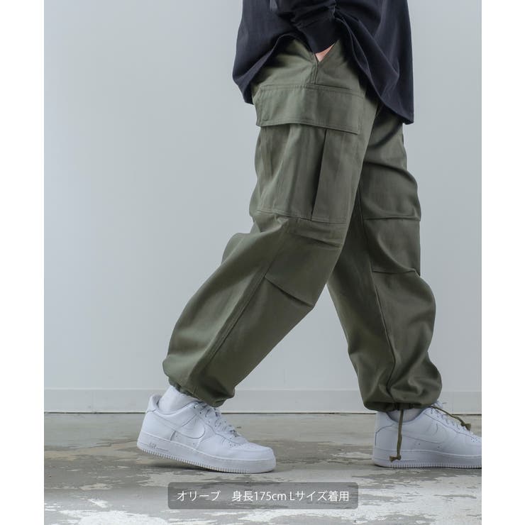 レディース Adilenium シーズン2 カーゴパンツ オリーブ