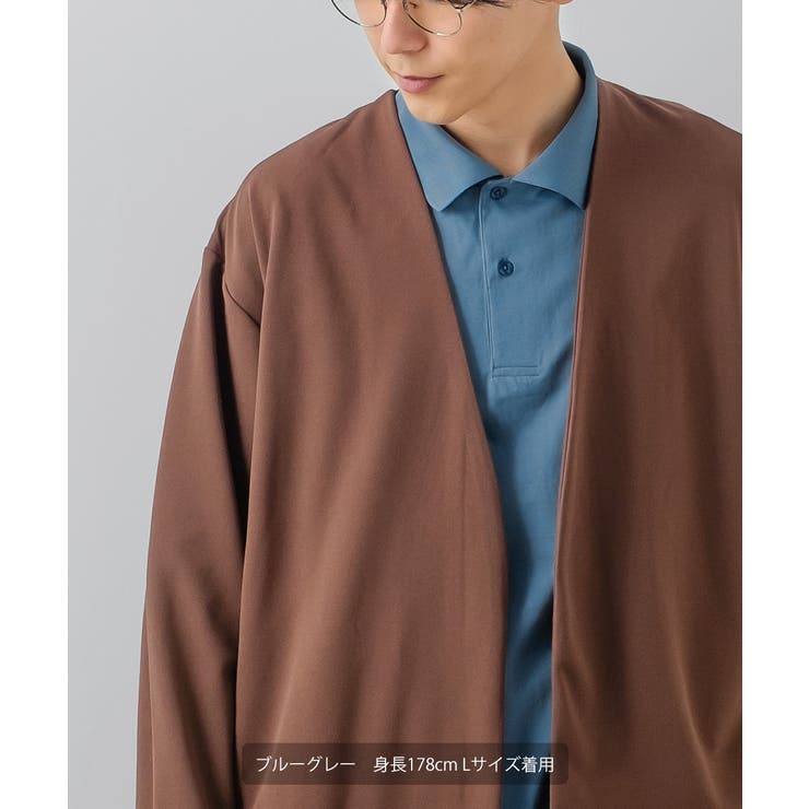 シルケット オーバーサイズ ポロシャツ[品番：IP000005568