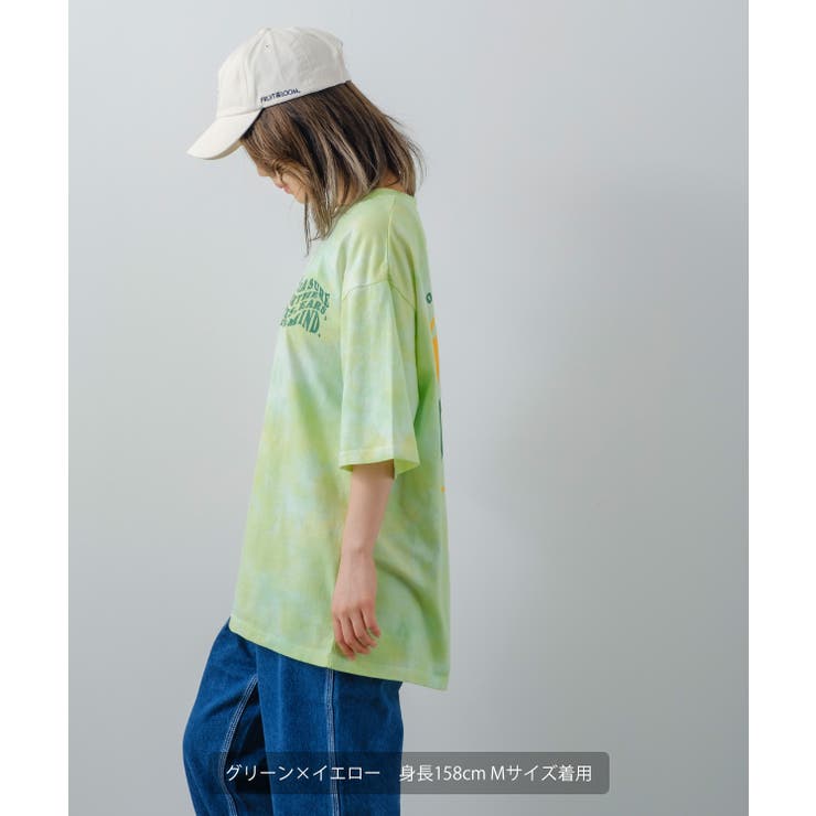 タイダイ染 ラバープリント 半袖Tシャツ [品番：IP000005575]｜improves（インプローブス）のメンズファッション通販｜SHOPLIST（ショップリスト）