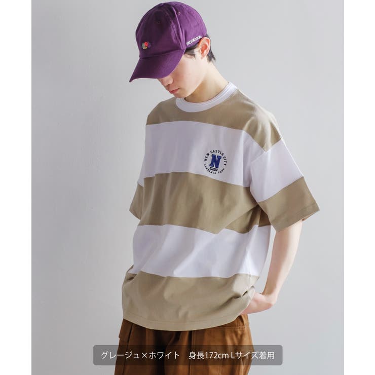 ラガー ボーダー Tシャツ[品番：IP000005600]｜improves（インプローブ