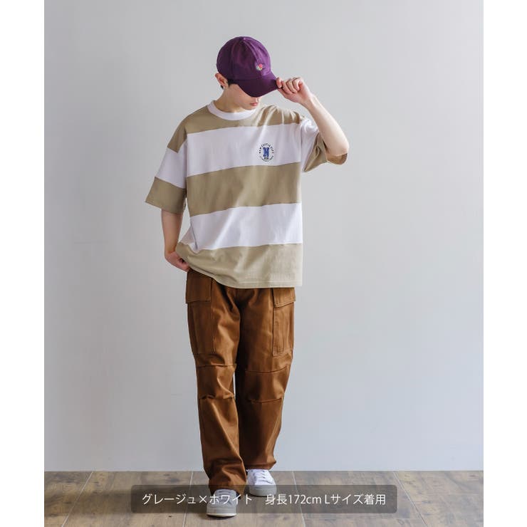 ラガー ボーダー Tシャツ[品番：IP000005600]｜improves（イン