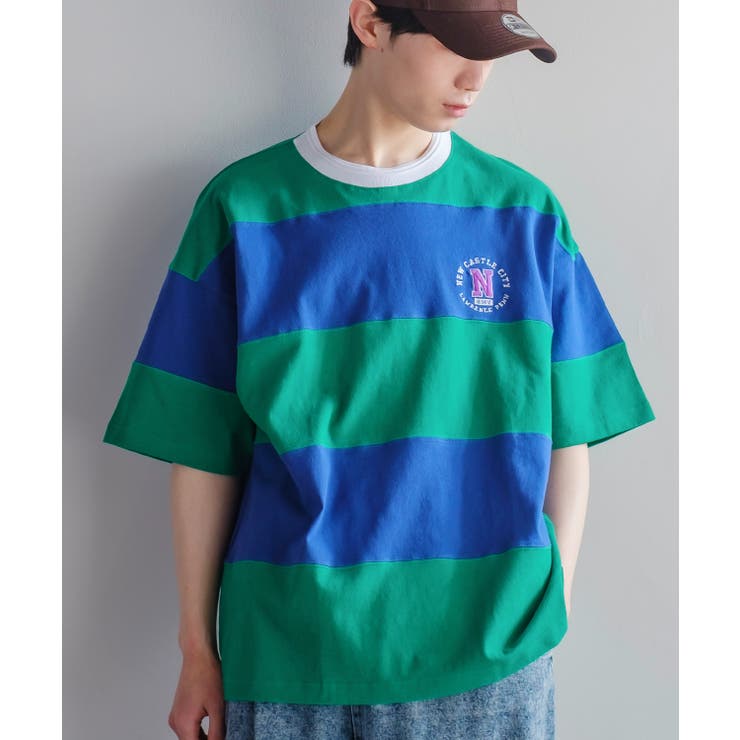 ラガー ボーダー Tシャツ[品番：IP000005600]｜improves（イン