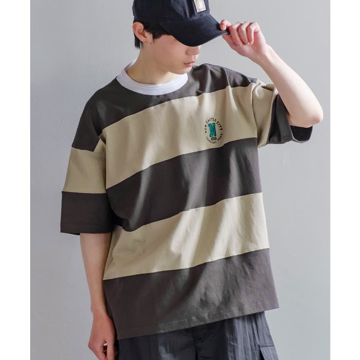ラガー ボーダー Tシャツ[品番：IP000005600]｜improves（インプローブ