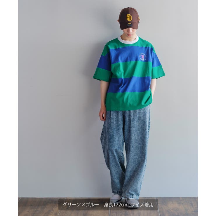 ラガー ボーダー Tシャツ[品番：IP000005600]｜improves（インプローブ
