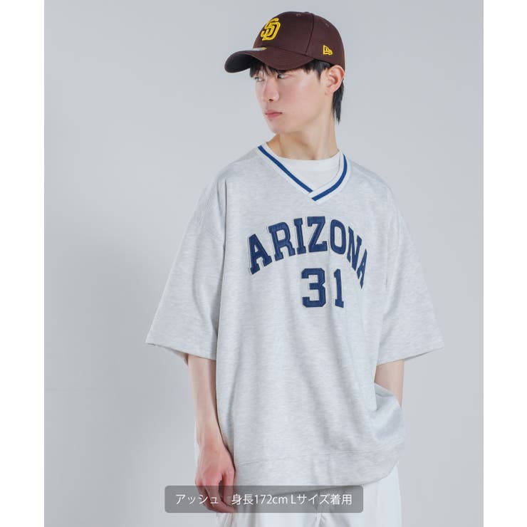 裏毛スウェット ロゴワッペン オーバーサイズ | improves | 詳細画像4 