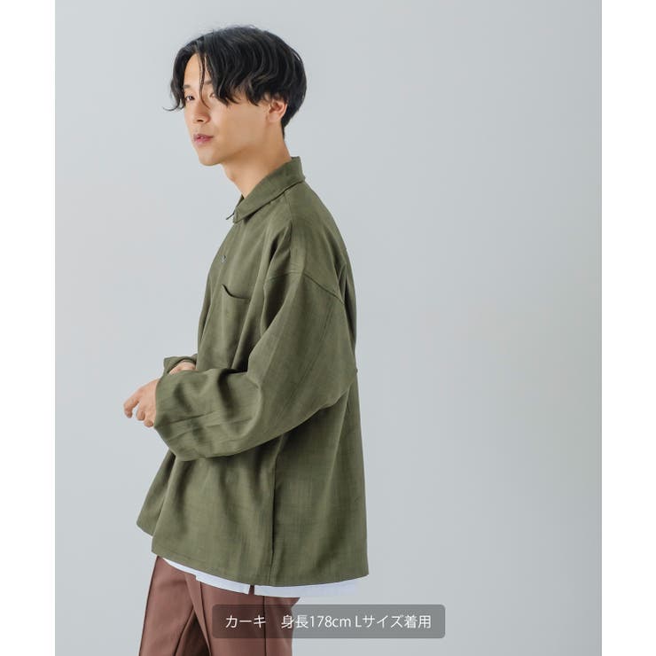 長袖シャツ メンズ カジュアルシャツ[品番：IP000005728]｜improves