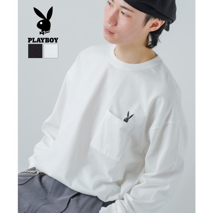 長袖Tシャツ メンズ PLAYBOY[品番：IP000005792]｜improves（イン 