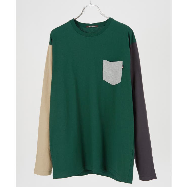 ダークグリーン | ロンT 長袖Tシャツ メンズ | improves