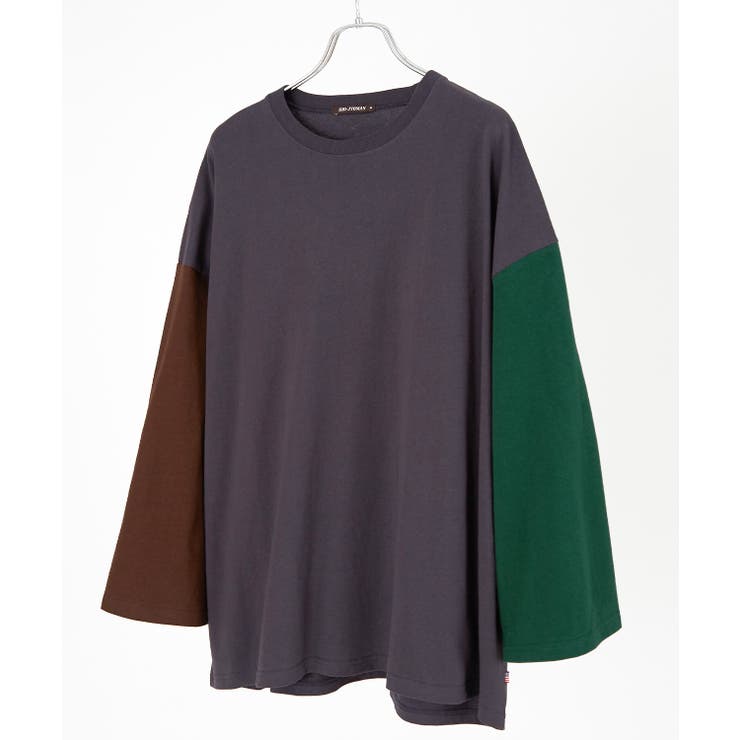 Ｂ‐チャコール | ロンT 長袖Tシャツ メンズ | improves