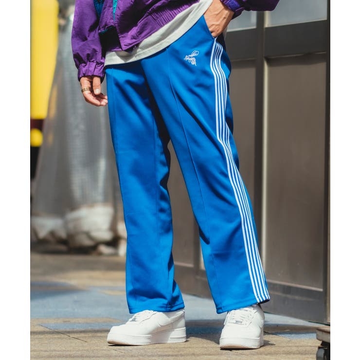 ブルー | ジャージパンツ メンズ サイドライン | improves