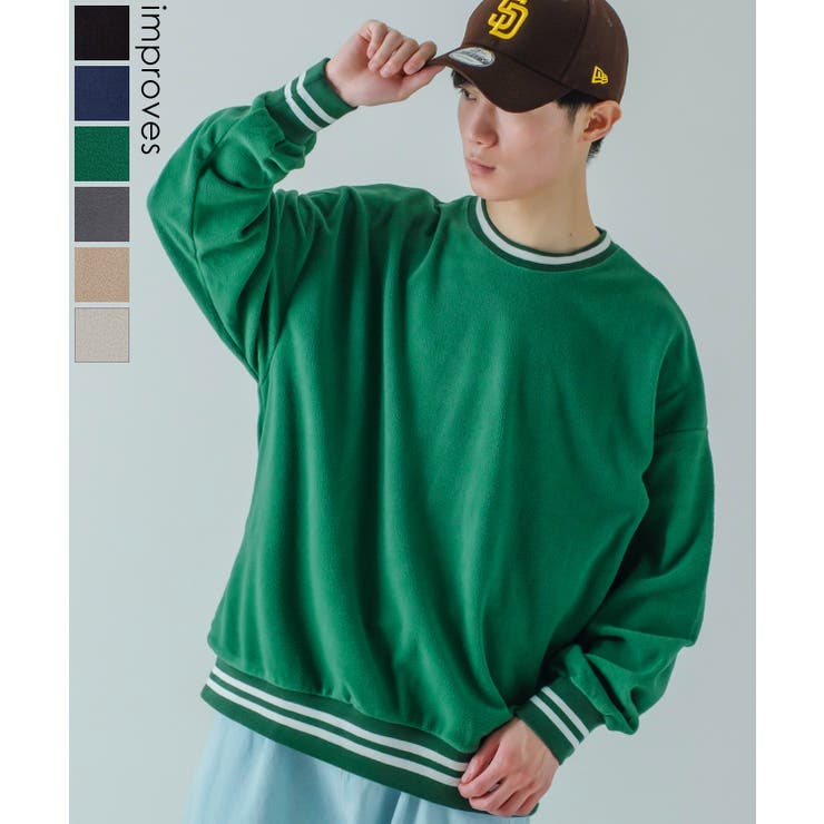 トレーナー メンズ フリース | improves | 詳細画像1 