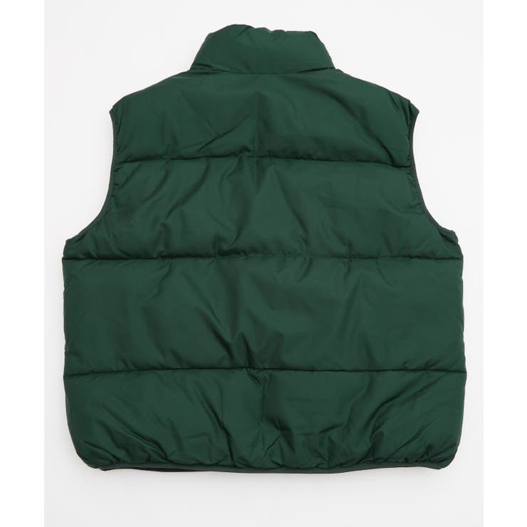 入手困難✨ パパスプラス ダウンベスト Mサイズ メンズ ワッペン グリーン ダウンベスト メンズ ワッペン[品番：IP000005820]｜improves（イン