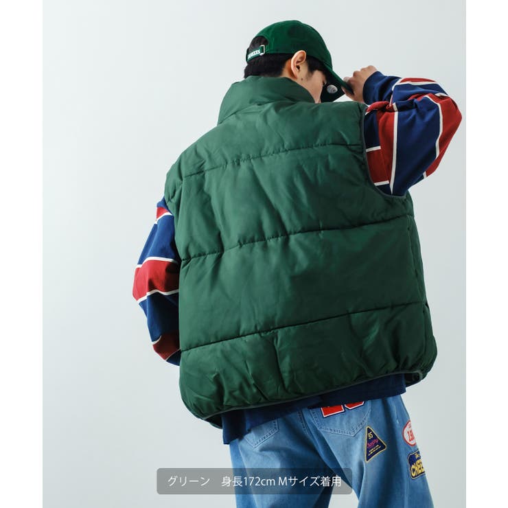 ダウンベスト メンズ ワッペン[品番：IP000005820]｜improves（イン