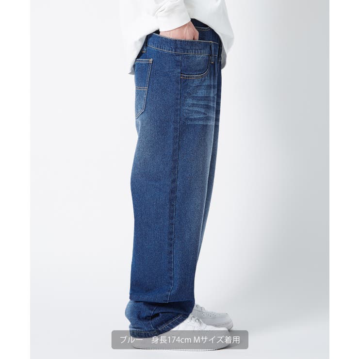 デニムパンツ メンズ ダブルウエスト | improves | 詳細画像4 