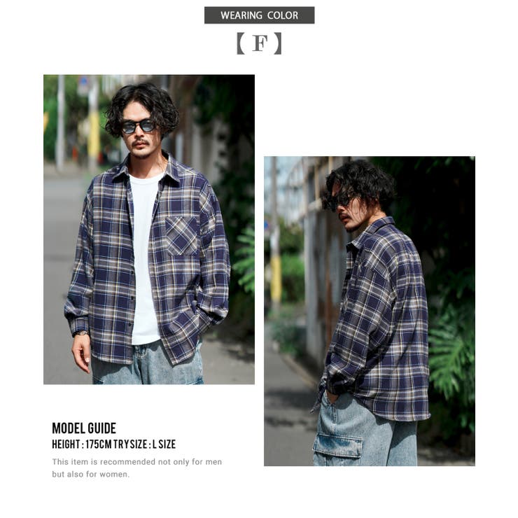 長袖シャツ メンズ ビエラチェック | improves | 詳細画像16 