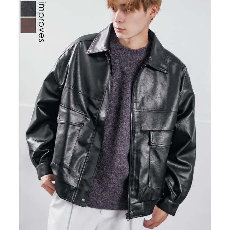 ジャケット メンズ PU | improves | 詳細画像1 