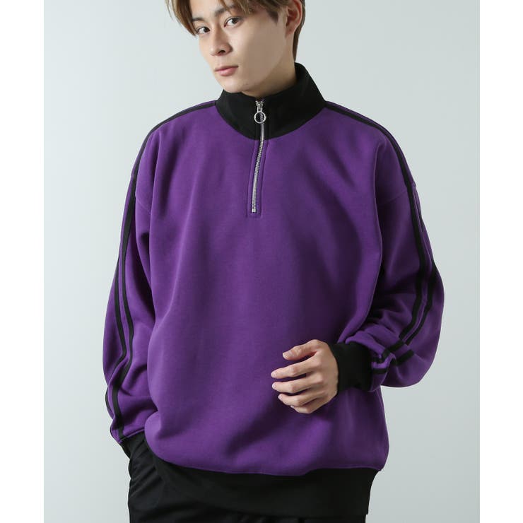 パープル | トレーナー メンズ 裏起毛 | improves