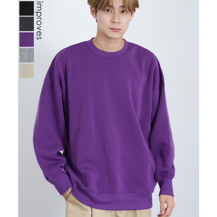 トレーナー メンズ コットンタッチ | improves | 詳細画像1 