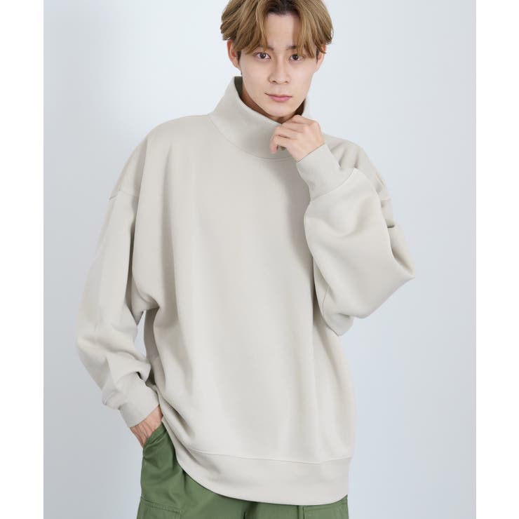 グレージュ | トレーナー メンズ コットンタッチ | improves