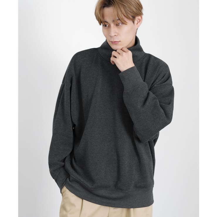 杢チャコール | トレーナー メンズ コットンタッチ | improves