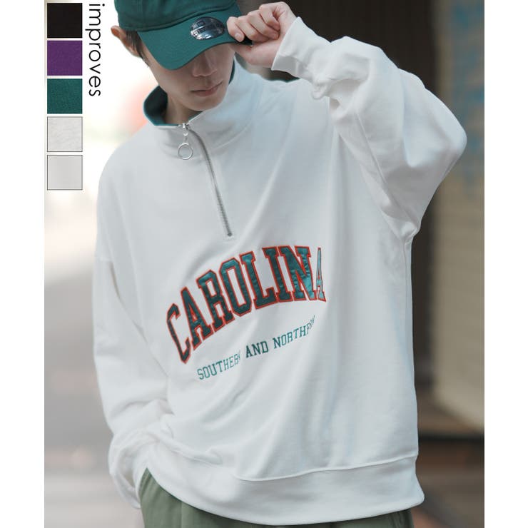 トレーナー メンズ ハーフジップ | improves | 詳細画像1 