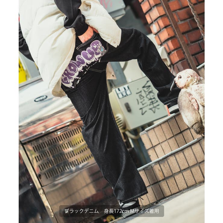 バギーパンツ メンズ ヒッププリント | improves | 詳細画像5 