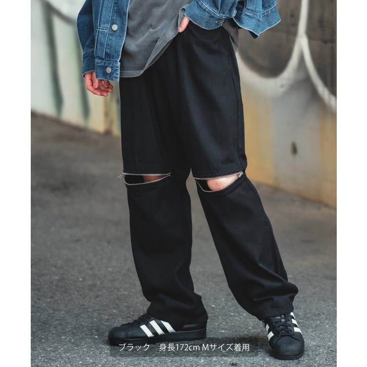 【OPEN YY】ウォッシュド ポケット バギー スウェットパンツ OPEN YY_TheOpen Product(オープンワイワイ_ザオープン