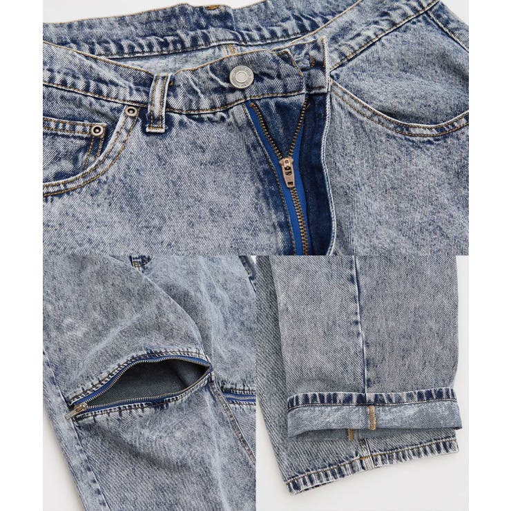 boohoo オイルウォッシュエクストリームバギーバイカージーンズ 12oz】オーバーサイズバギーワイドバイカーデニムパンツ