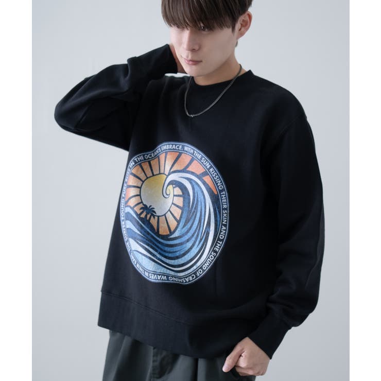 Ｅ-ブラック | トレーナー メンズ 裏起毛 | improves