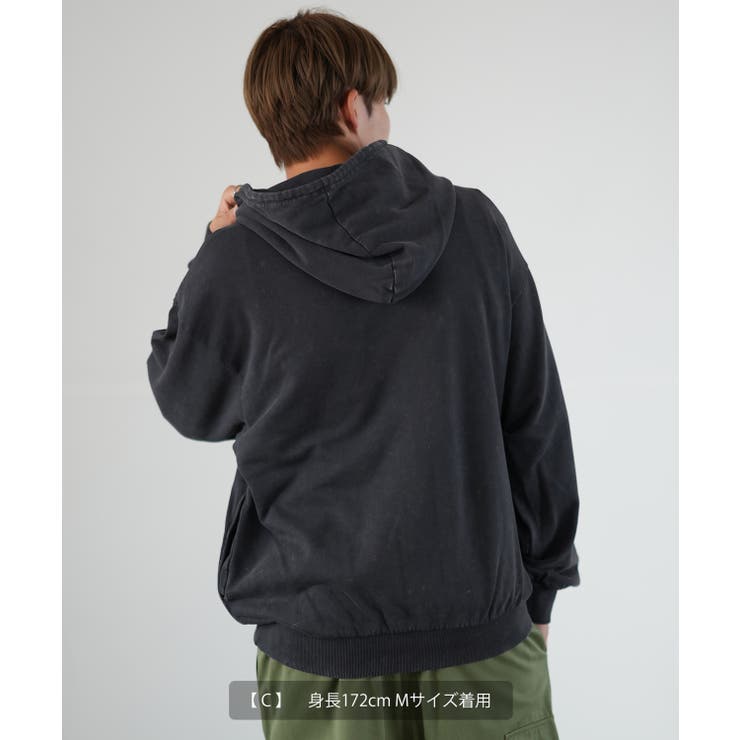 パーカー メンズ ヴィンテージ加工[品番：IP000006429
