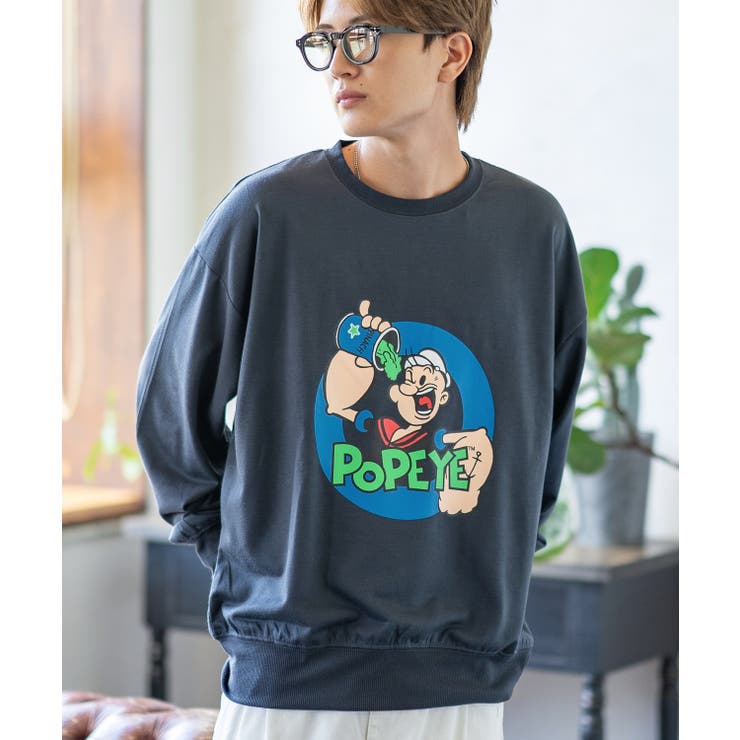チャコール | トレーナー メンズ POPEYE | improves