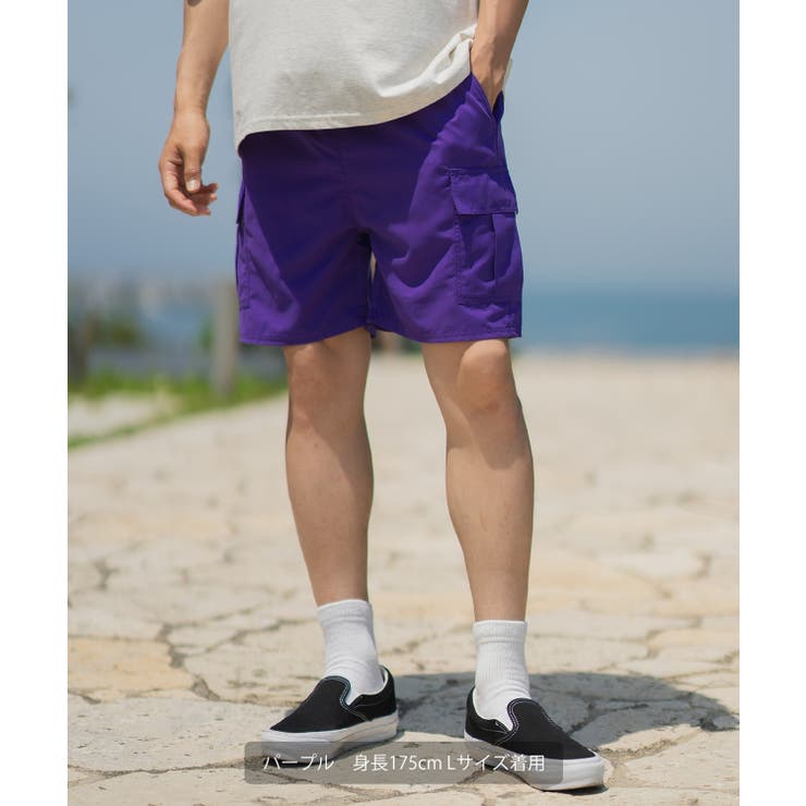 早割切符 ショートパンツ メンズ ポリタフタ[品番：IP000006555 パンツ