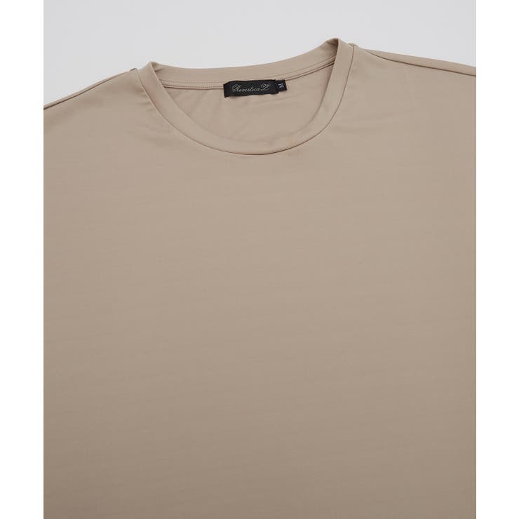 メンズビッグシルエット半袖Tシャツ ベージュ(2XL) 半袖Tシャツ メンズ ビッグシルエット[品番：IP000006727]｜improves