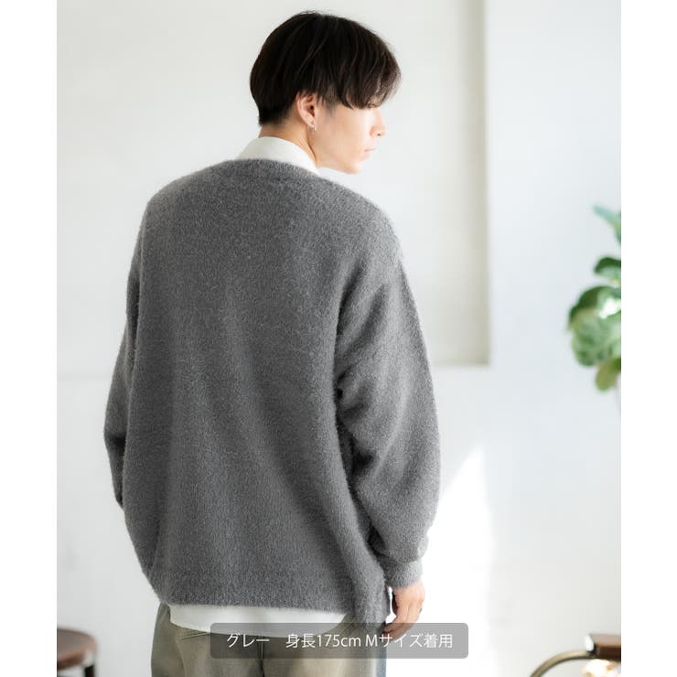 カーディガン メンズ フェザーヤーン | improves | 詳細画像3 