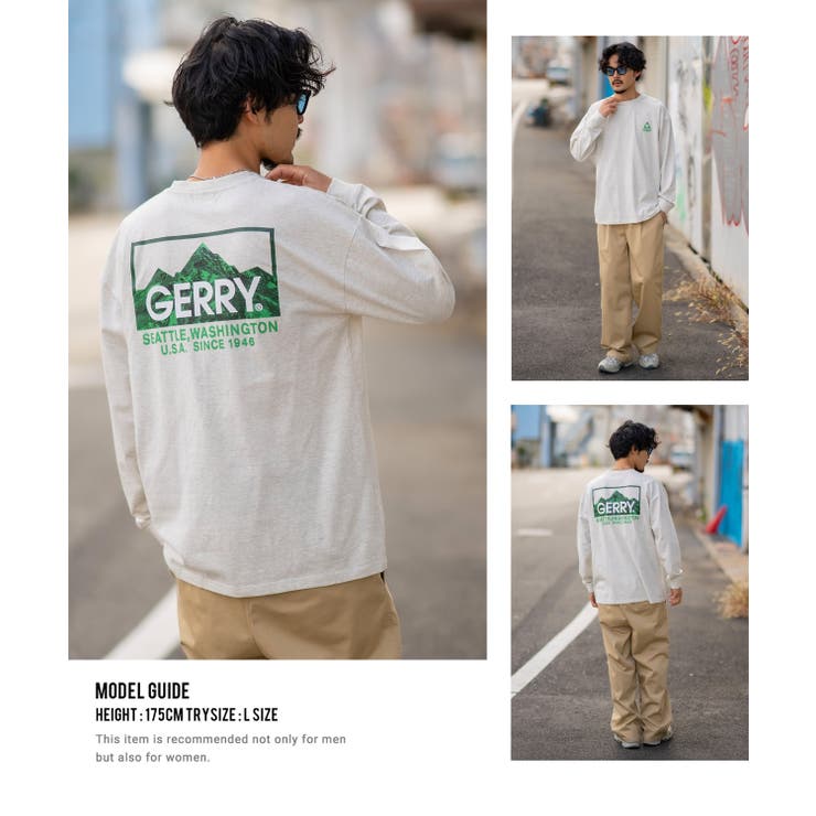 長袖Tシャツ メンズ GERRY[品番：IP000006964]｜improves（イン