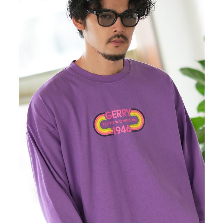 パープル | 長袖Tシャツ メンズ GERRY | improves